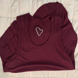 FRANK & EILEEN ASYMMETRICAL TANK SZ M-L